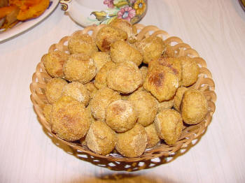 Rice baked balls