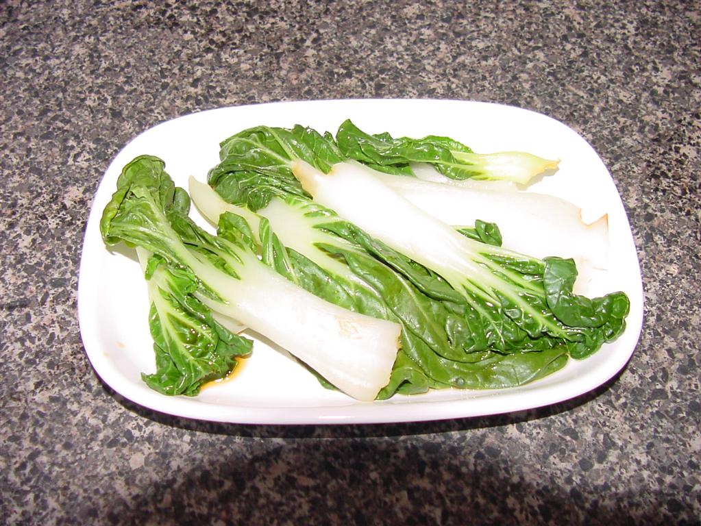 Steamed Baby Bok Choy